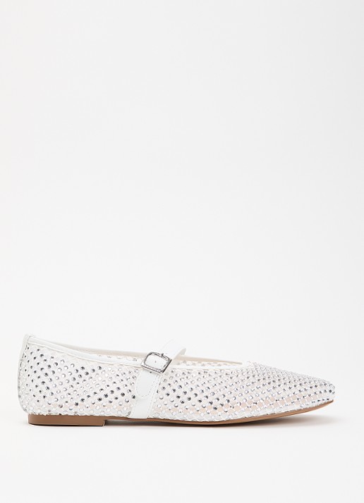 Dune London Haislee ballerina met gestrikt detail