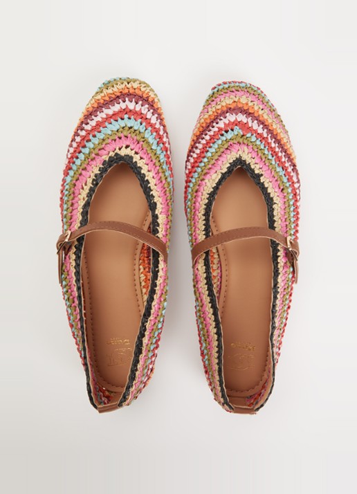 Dune London Haloha ballerina - detail 4 multicolor