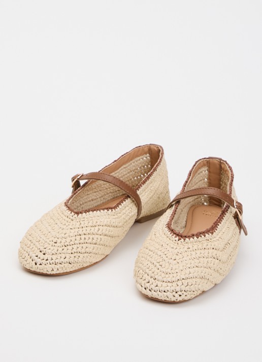 Dune London Haloha ballerina - detail 3 beige