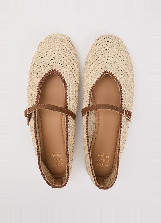 Dune London Haloha ballerina - detail 4 beige