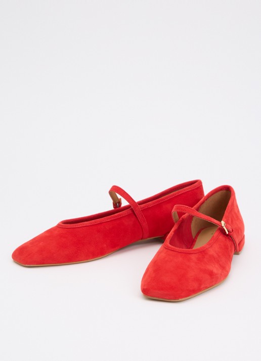 Dune London Hearthrob ballerina  - detail 3 rood