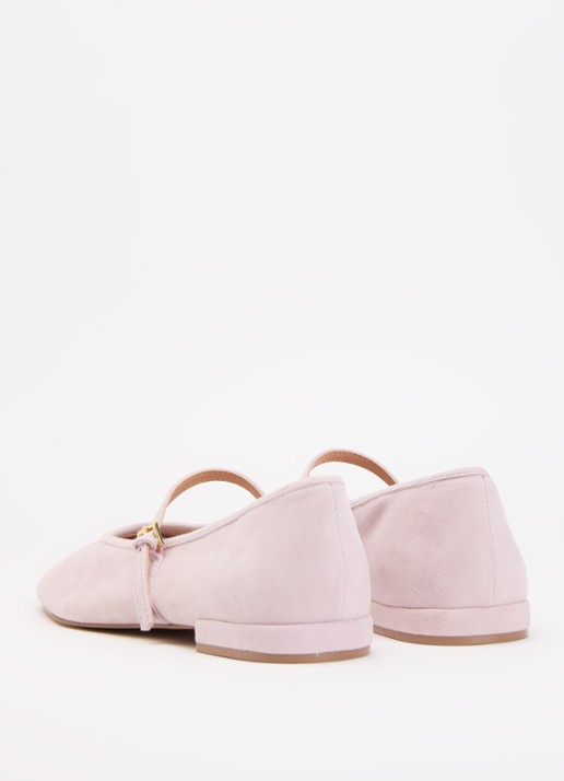 Dune London Hearthrob ballerina  - achterkant 2 lichtroze