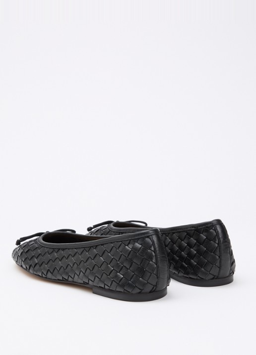Dune London Heat ballerina - achterkant zwart