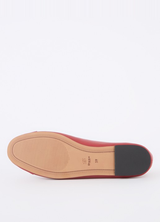 Dune London Highest ballerina met lakleren details - detail 4 rood