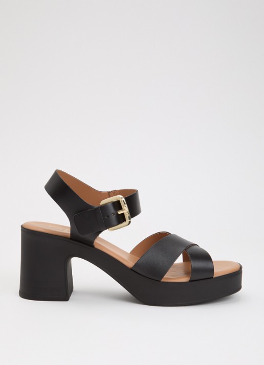 Dune London Judge sandalette van leer