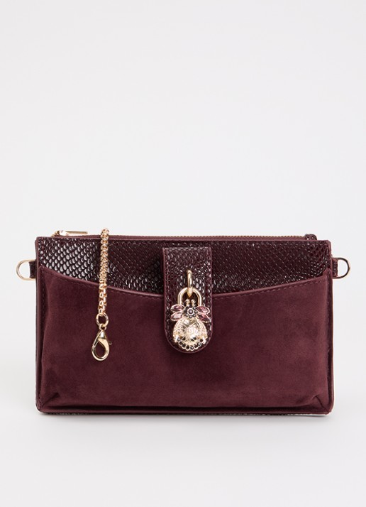 Dune London Kerrie clutch met afneembare schouderriem