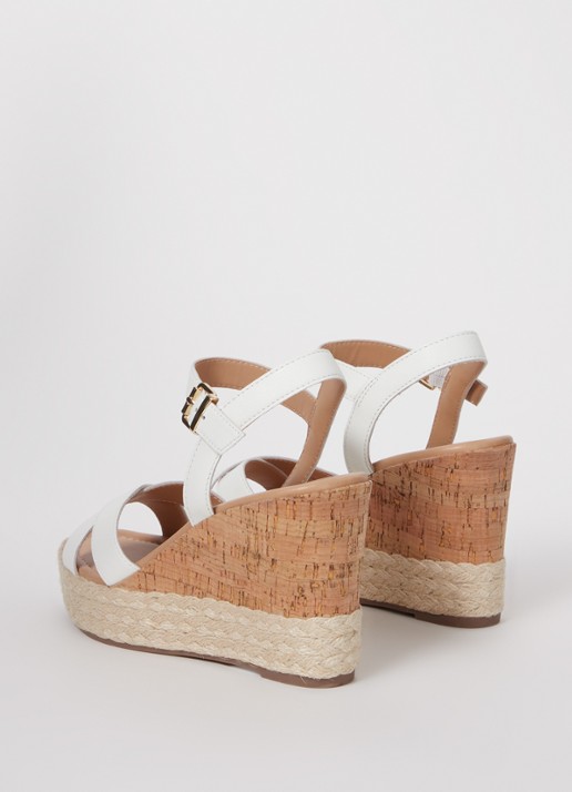 Dune London Kindest sleehak van leer - achterkant 2 wit