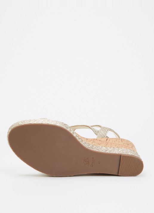 Dune London Koda sleehak met metallic finish - detail 5 goud