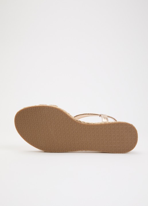 Dune London Laylah sleehak met metallic finish - detail 5 goud