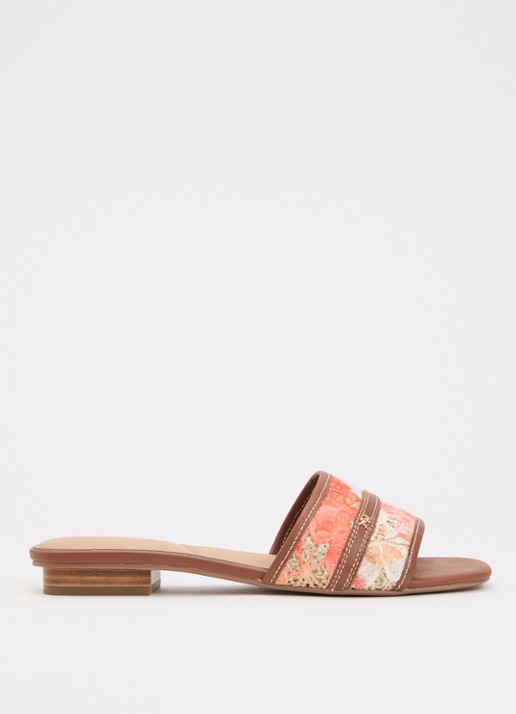 Dune London Leti sandaal met leren details