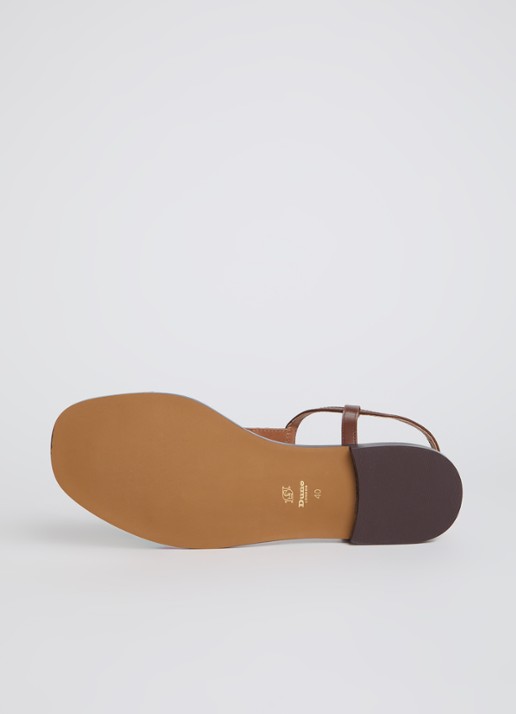 Dune London Lollipops sandaal van leer - detail 5 bruin
