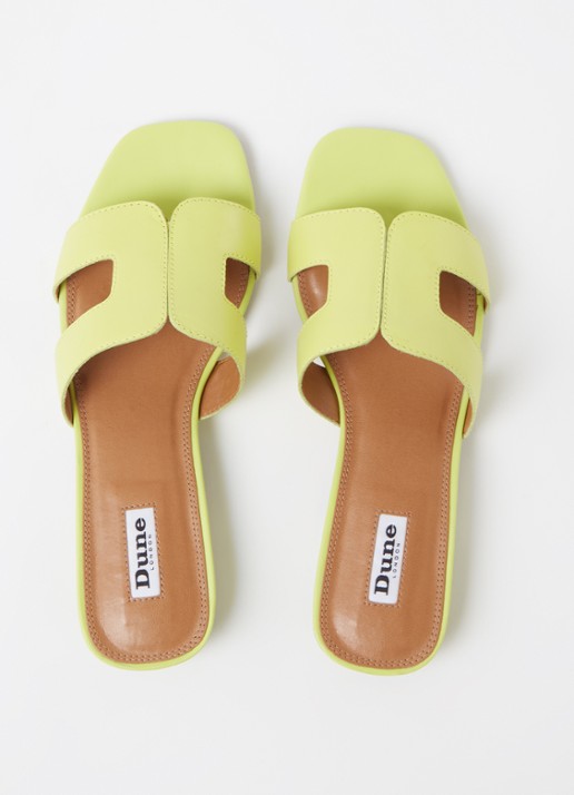 Dune London Loupe sandaal - detail 4 lime