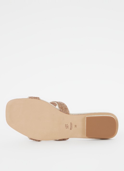 Dune London Loupe sandaal - detail 4 goud