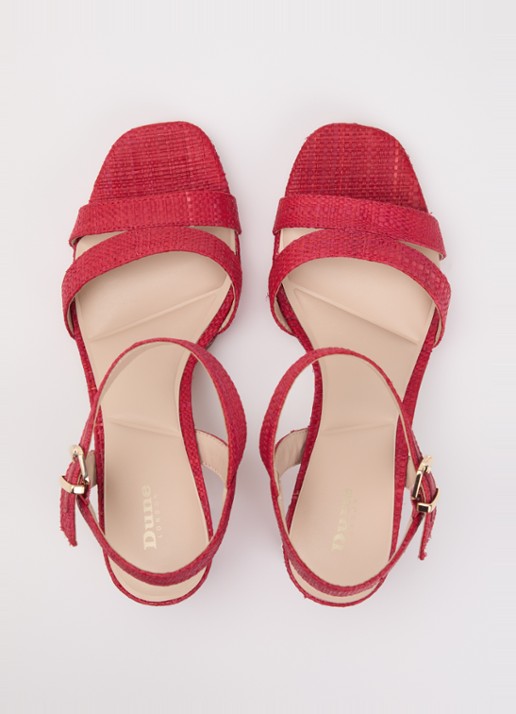 Dune London Manifesting sandalette - detail 2 rood