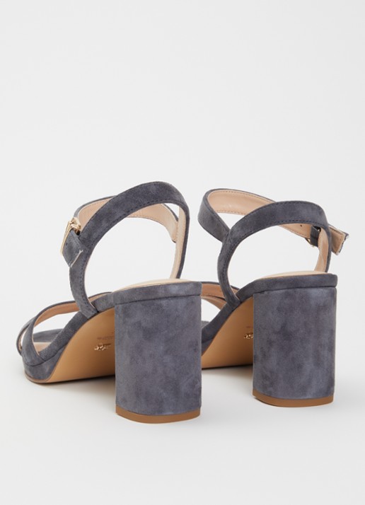 Dune London Manifesting sandalette - achterkant middengrijs