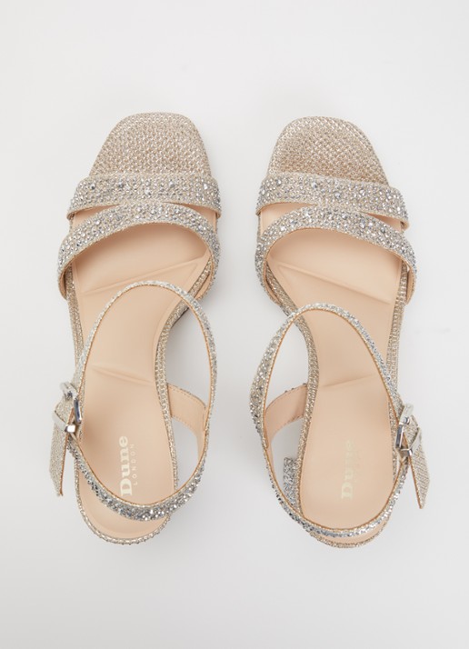 Dune London Manifesting sandalette - detail 7 metallic