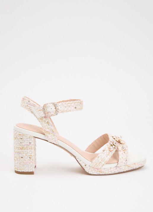 Dune London Manifests sandalette met strass