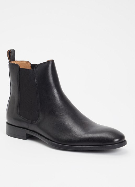Dune London Matchin chelsea boot van leer