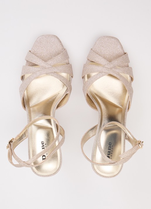 Dune London Mayva sandalette - detail 3 goud