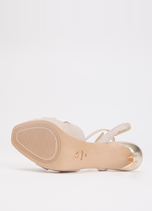 Dune London Mayva sandalette - detail 4 goud