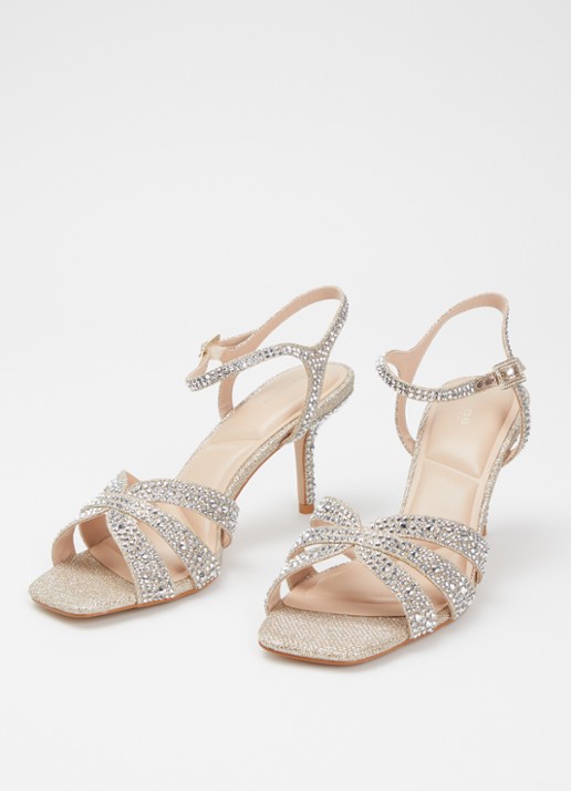 Dune London Mayven sandalette met strass - detail 2 goud