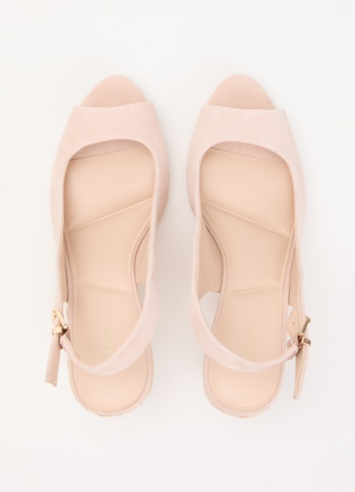 Dune London Mediating espadrille met gespdetail - detail 4 oudroze