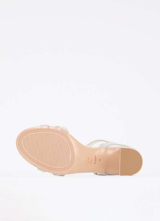 Dune London Merisa sandalette - detail 4 witgoud