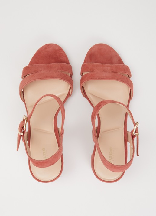 Dune London Merisa sandalette - detail 4 koraalroze
