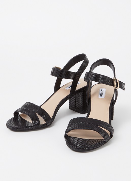 Dune London Merisa sandalette - detail 3 diepzwart