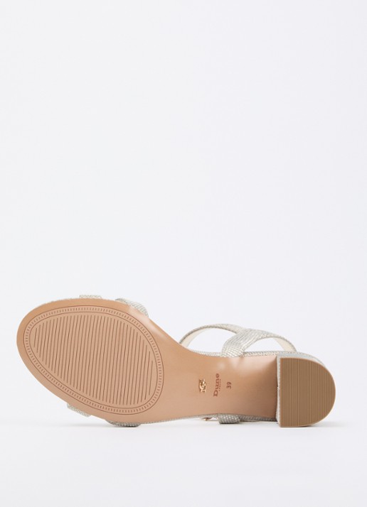Dune London Merisa sandalette - detail 7 goud