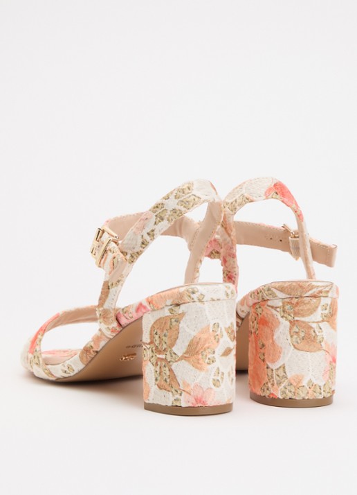 Dune London Merisa sandalette - achterkant orange