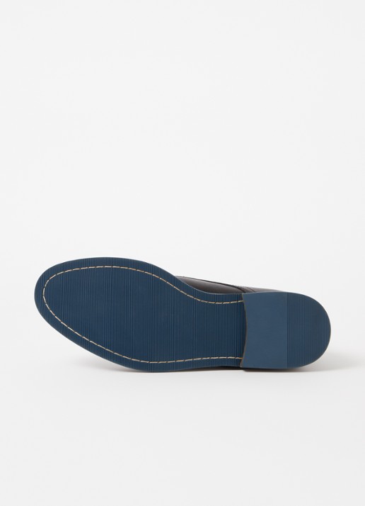 Dune London Millers veterboot van leer - detail 4 zwart