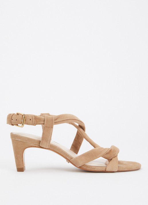 Dune London Motivating sandalette van leer
