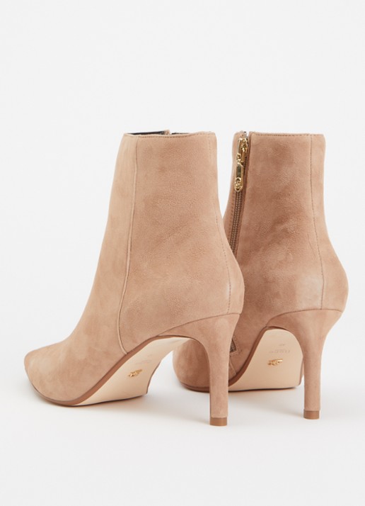 Dune London Obsessively enkellaarsje van suède - achterkant 2 beige