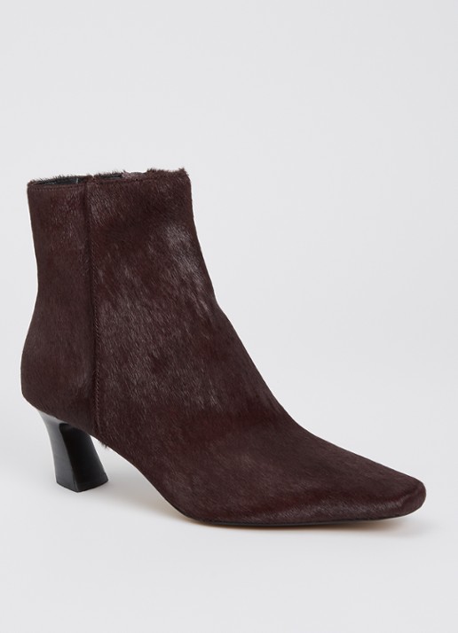 Dune London Overly enkellaarsje van leer