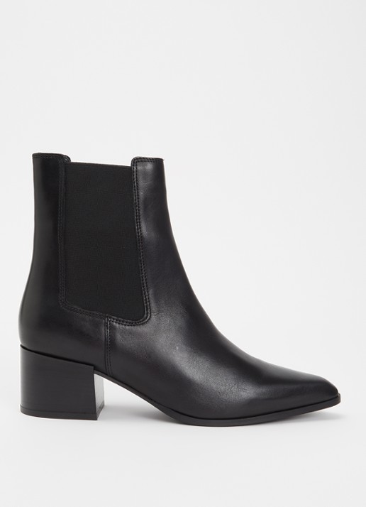 Dune London Pimo chelsea boot van leer
