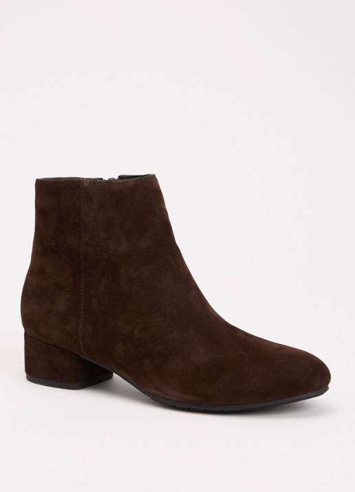 Dune London Pippie enkellaarsje van leer