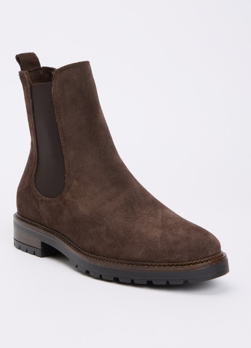 Dune London Poema chelsea boot van leer