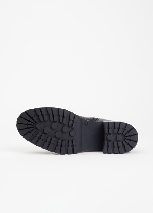 Dune London Positivity chelsea boot van leer - detail 3 zwart