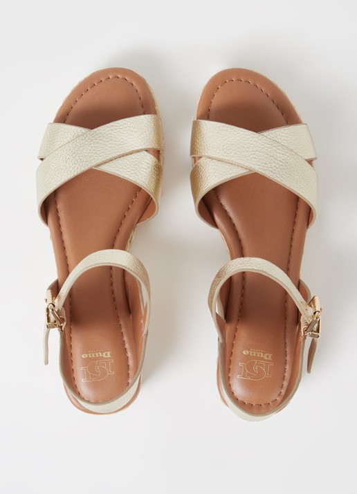Dune London Regular Fit Linnie sleehak met metallic finish - detail 3 goud