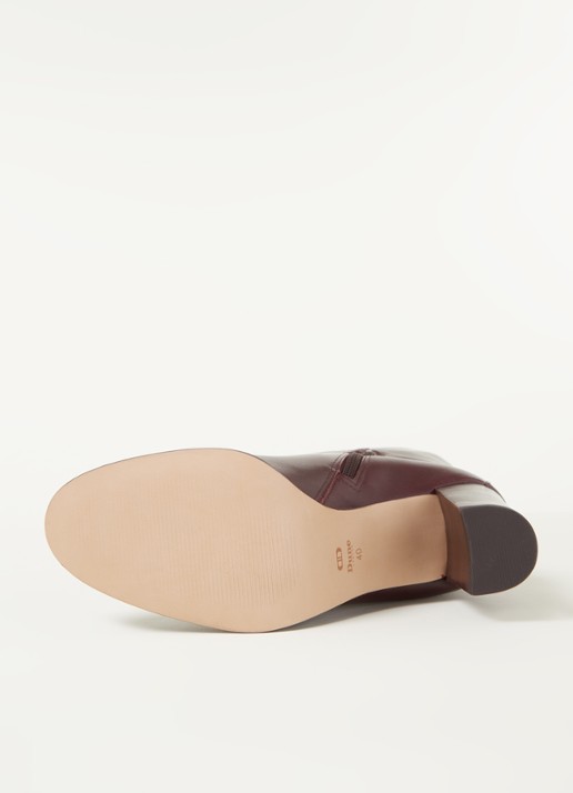 Dune London Sabah laars van leer - detail 4 brons