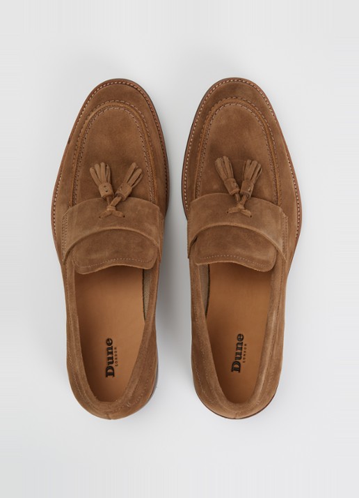 Dune London Shaw loafer  - detail 4 lichtbruin