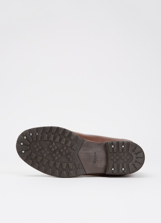 Dune London Simon veterboot van leer - detail 2 kastanjebruin