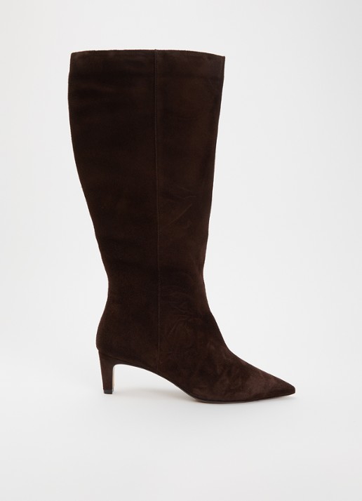 Dune London Smoulder laars van leer