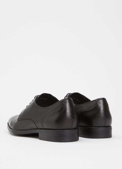 Dune London Sole veterschoen van leer - achterkant 2 zwart