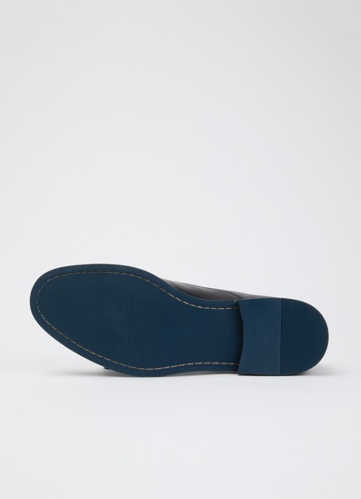 Dune London Stanlakes veterschoen van leer  - detail 3 zwart