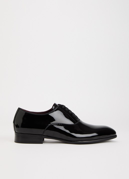 Dune London Stenny veterschoen van lakleer