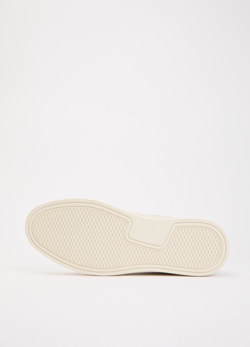 Dune London Tabor sneaker van leer - detail 5 wit