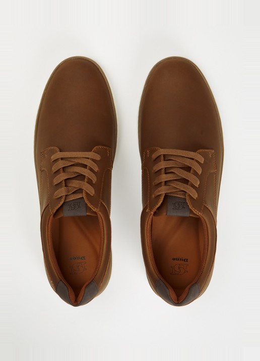 Dune London Teppy veterschoen - detail 4 bruin