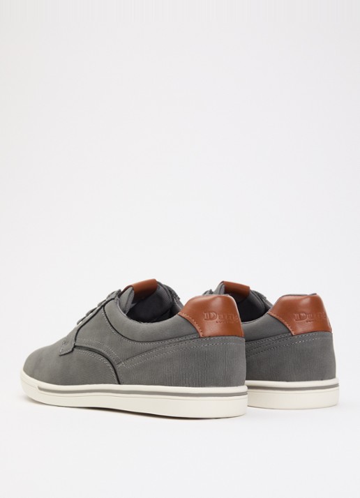 Dune London Tommus sneaker - achterkant 5 grijs